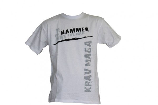 L2F T-Shirt Krav Maga Be the hammer Waggerecht