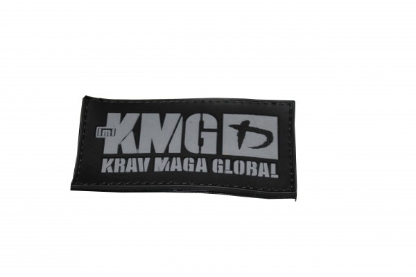 Krav Maga Global Rubber Patch Logo Silber